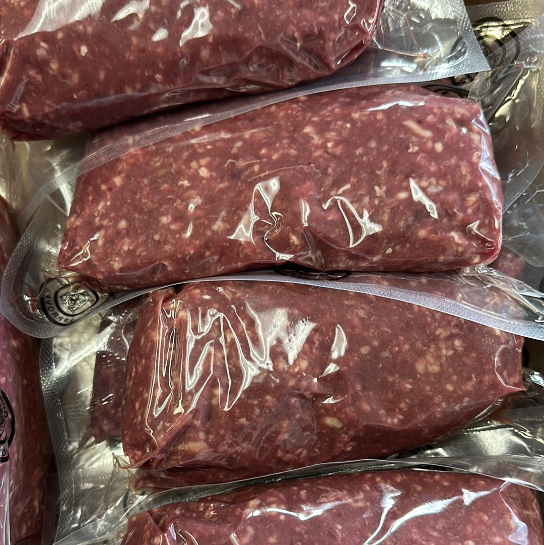 GROUND - BEEF CHUCK & LIVER - 1LB BAG