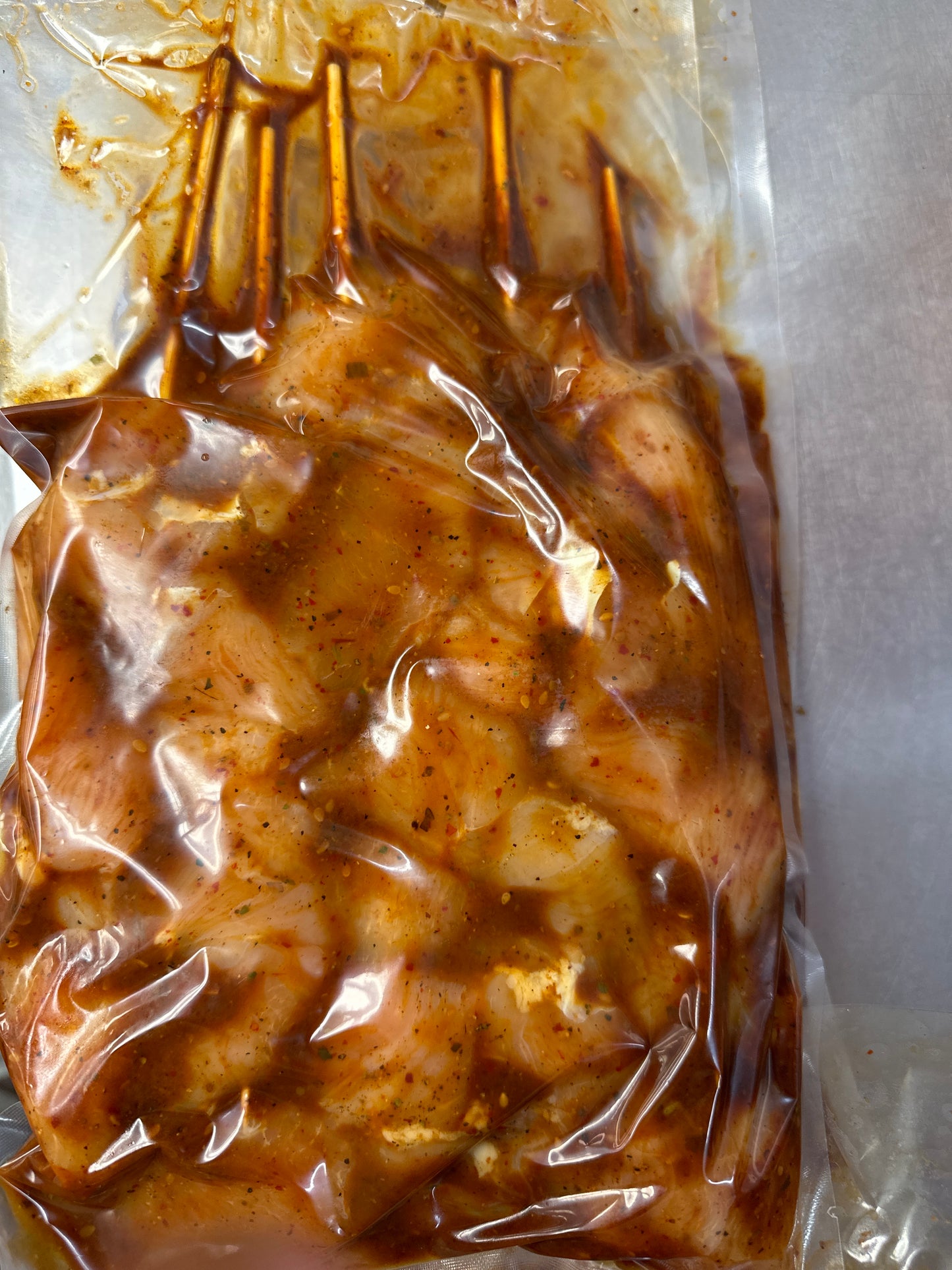CHICKEN KOREAN SOUVLAKI