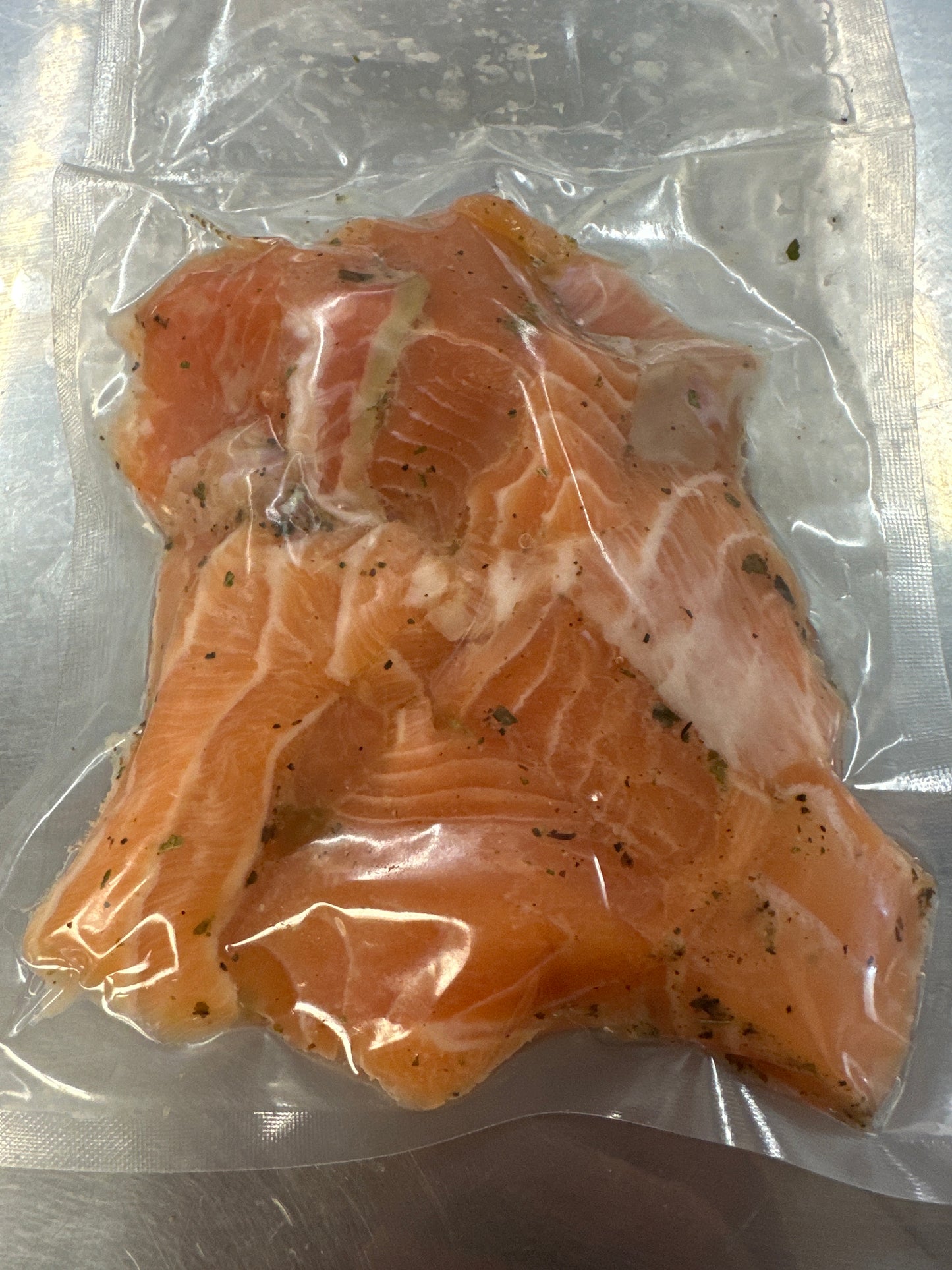 SALMON GREEK MARINATED AIRFRY READY 1/2lb