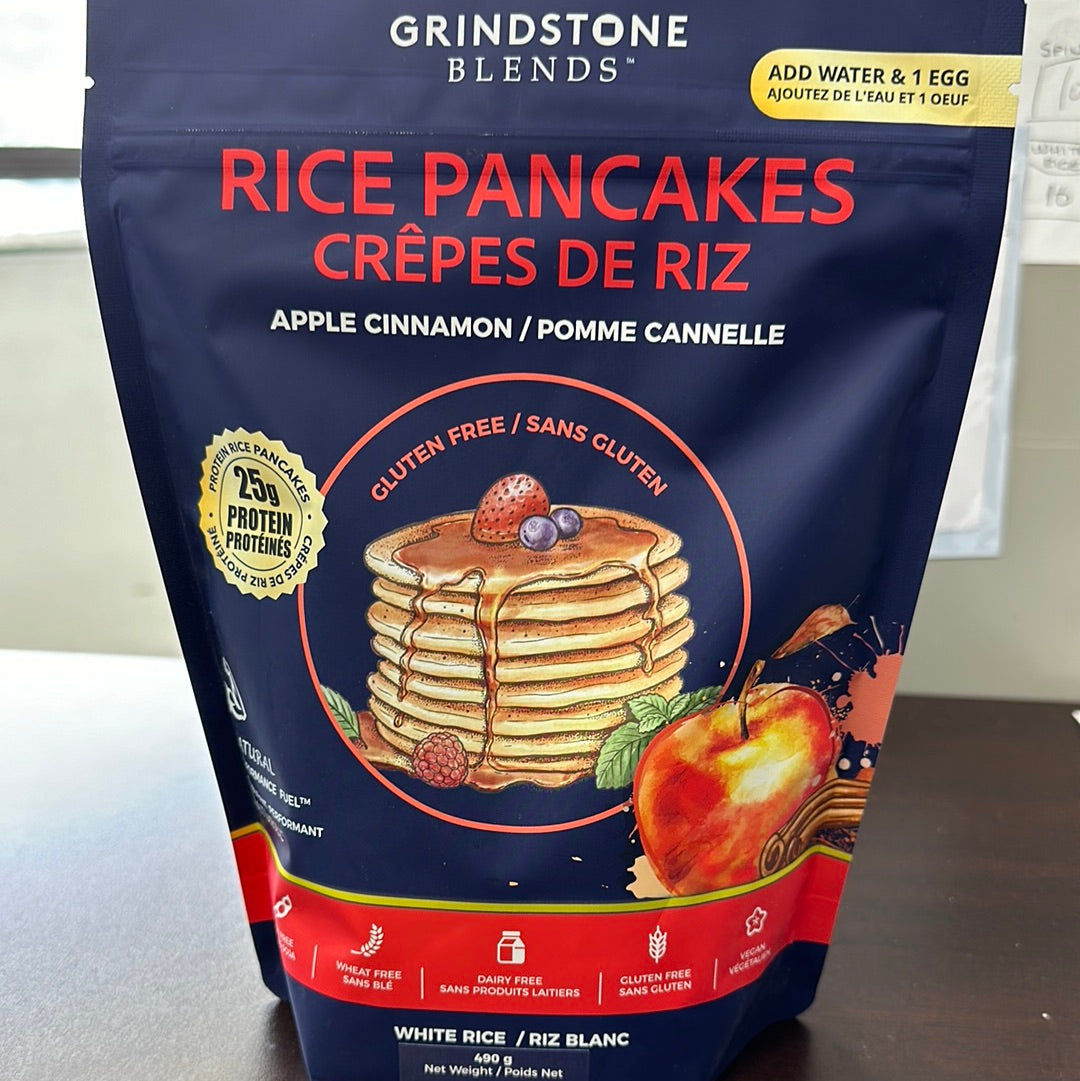 GRINDSTONE BLENDS -  RICE PANCAKES APPLE CINNAMON