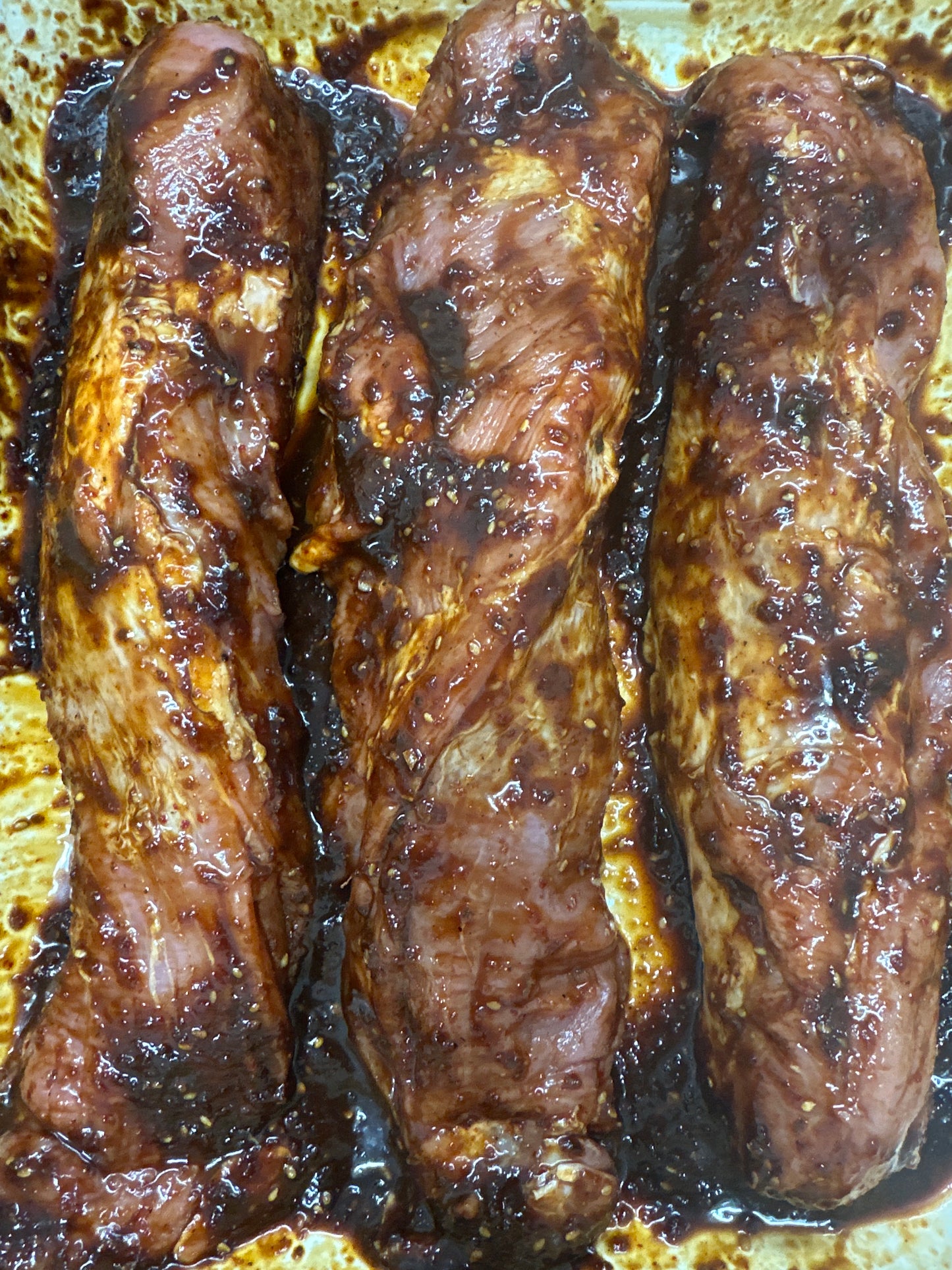 PORK TENDERLOIN MARINATED IN KOREAN SAUCE