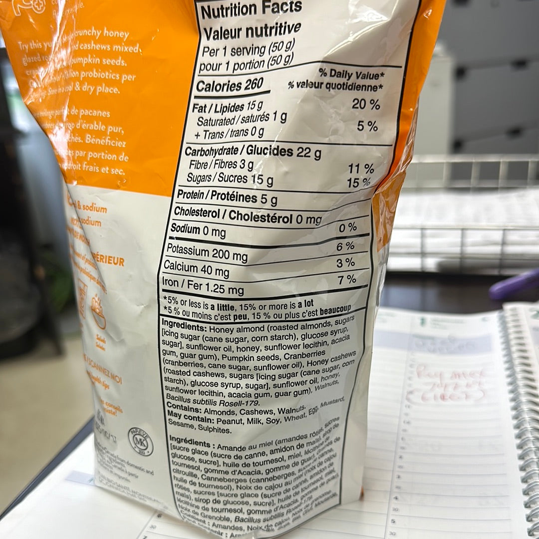 YUMI PROBIOTICS HONEY ROASTED NUT CRUNCH