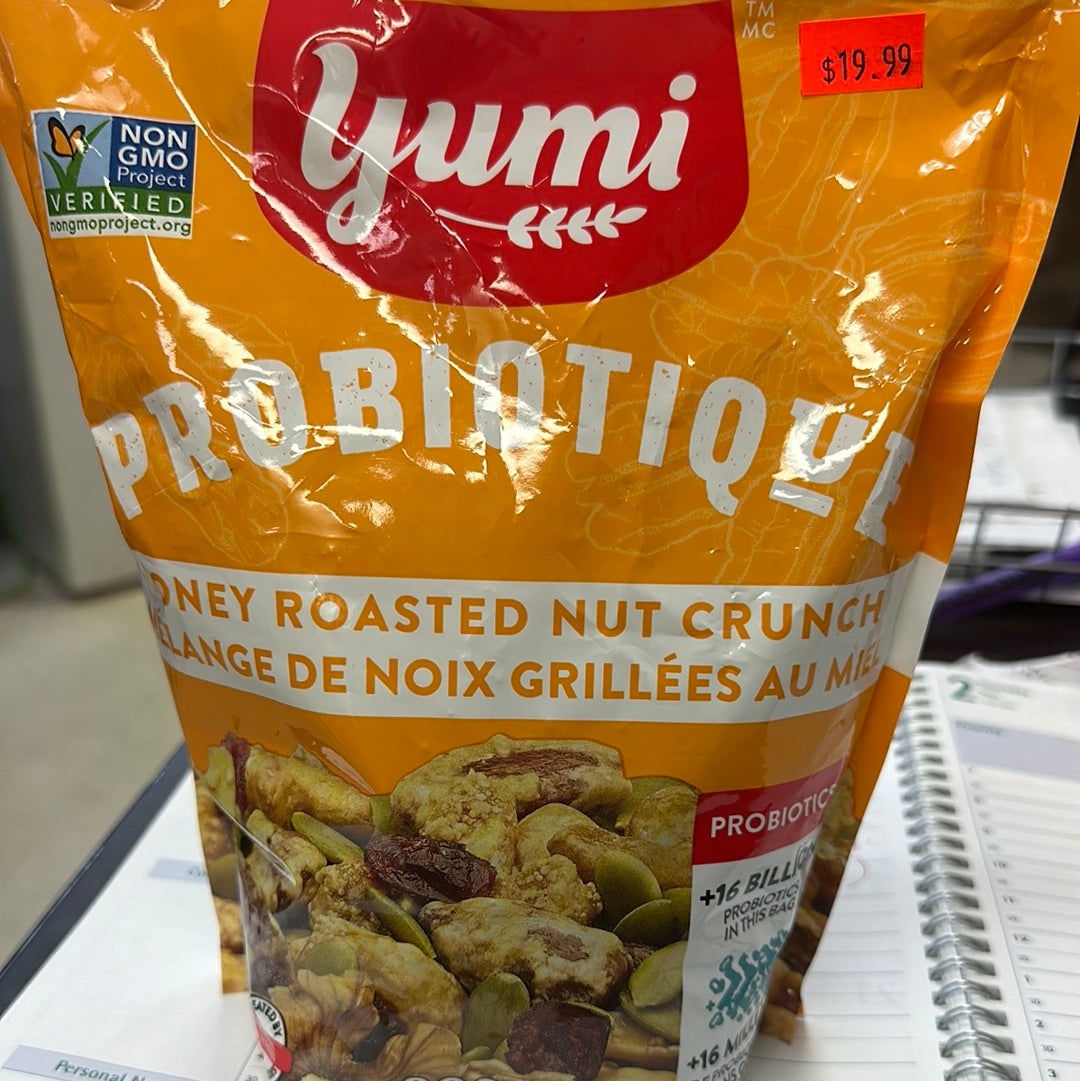 YUMI PROBIOTICS HONEY ROASTED NUT CRUNCH