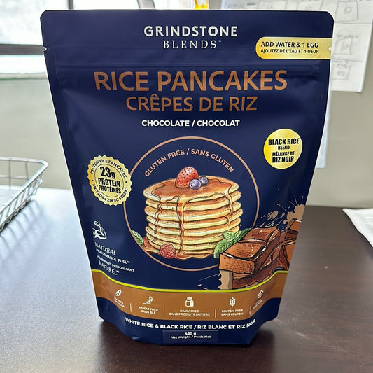 GRINDSTONE BLENDS - PROTEIN RICE PANCAKES - CHOCOLATE
