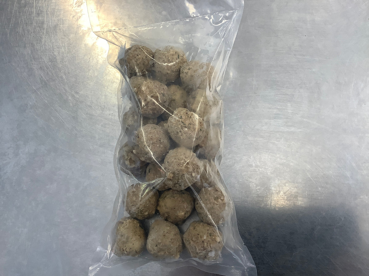 FULLY COOKED GLUTEN FREE-TURKEY MEATBALLS 1LB BAGS