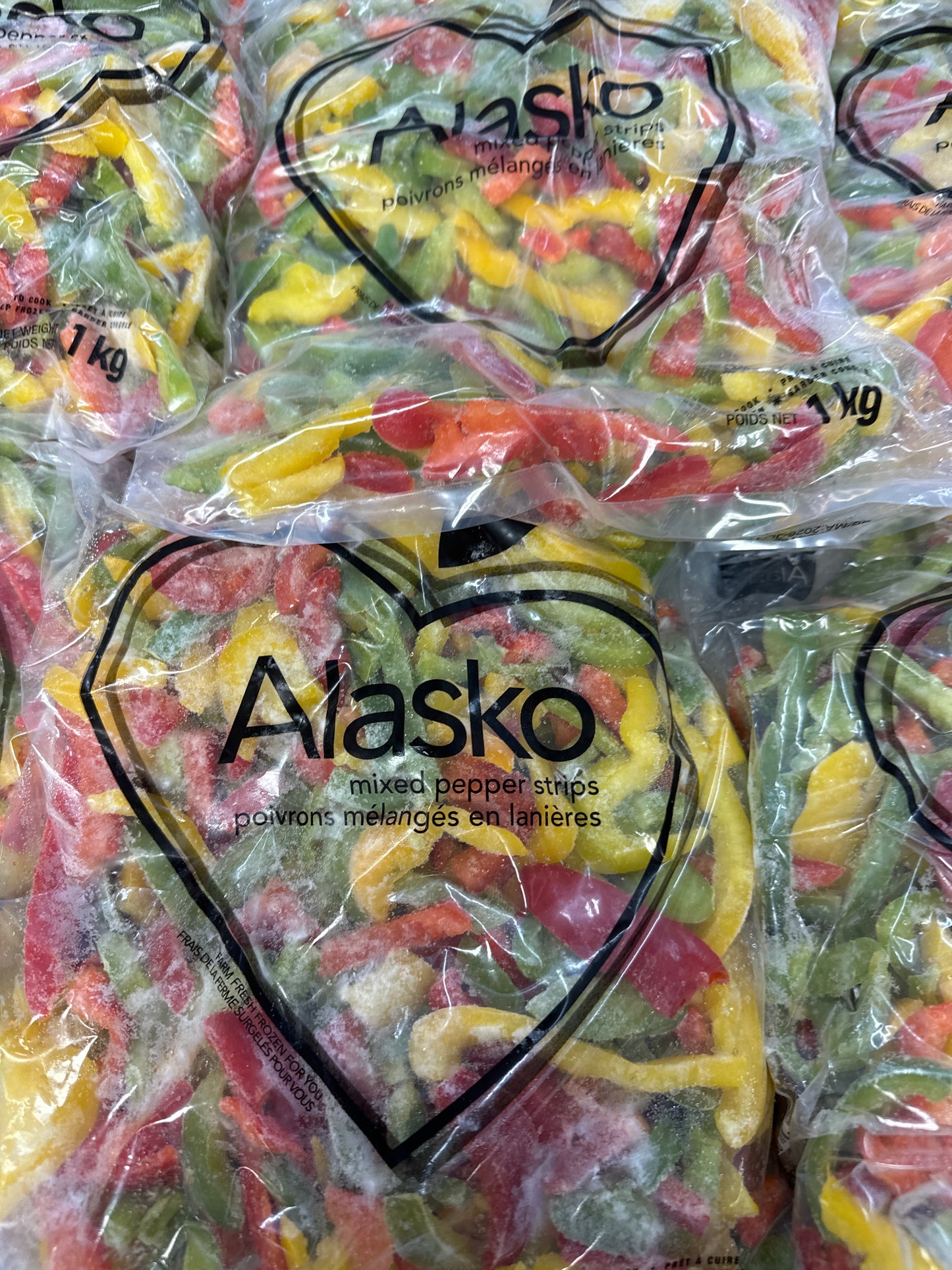 MIXED PEPPER DICED - Green, Red & Yellow