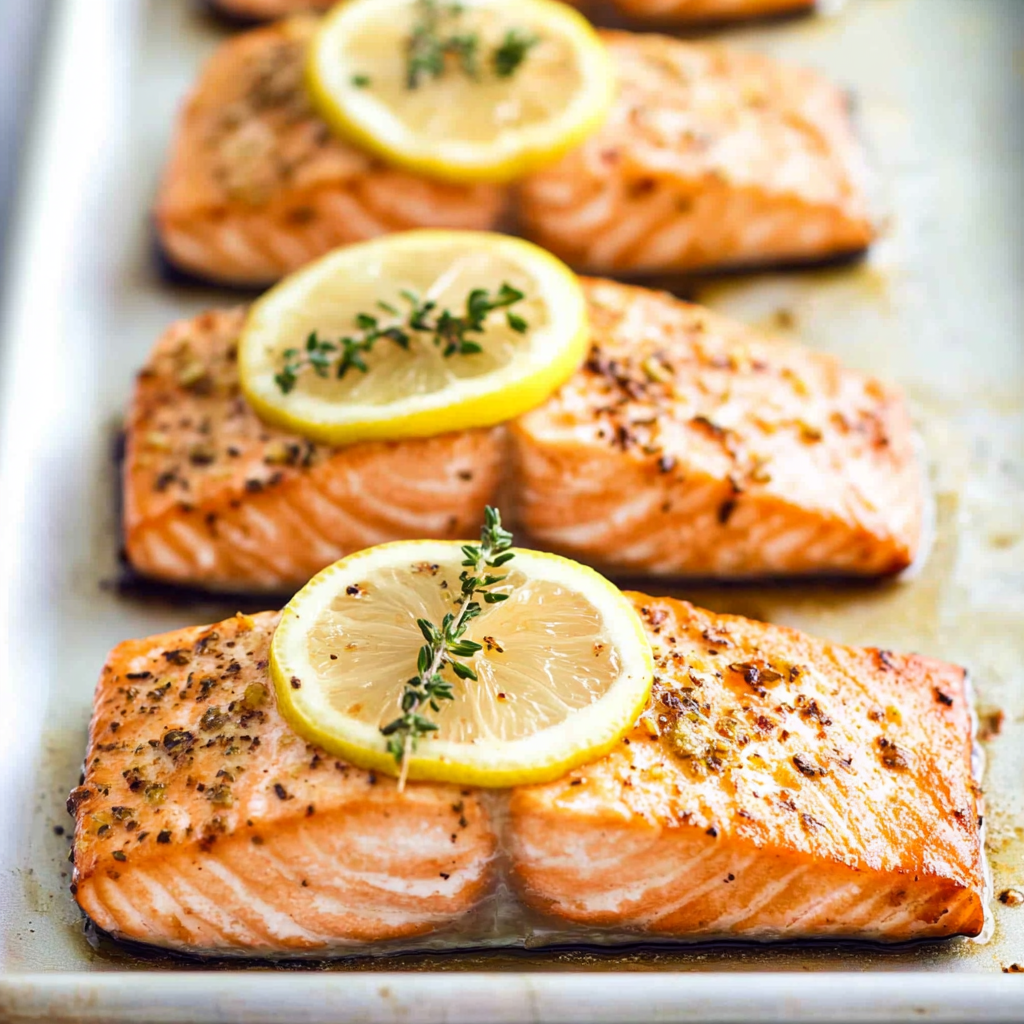 Salmon Fillet - Lemon Pepper - Cooked & Portioned