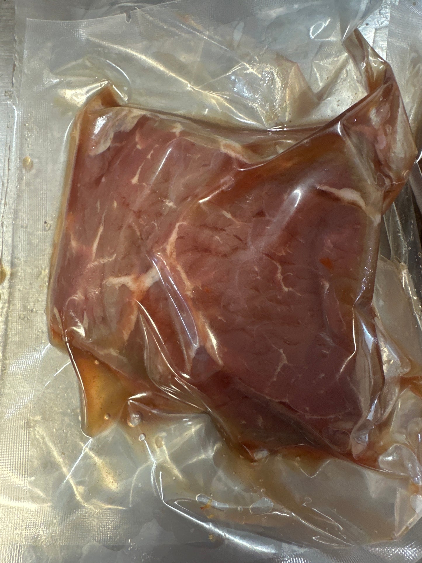 BEEF TOP SIRLOIN GRILLING STEAK(4-5oz) - MARINATED IN JERK