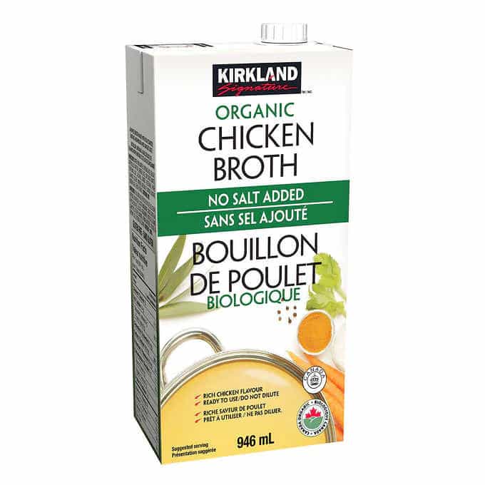 ORGANIC CHICKEN BROTH - KIRKLAND - 946ML