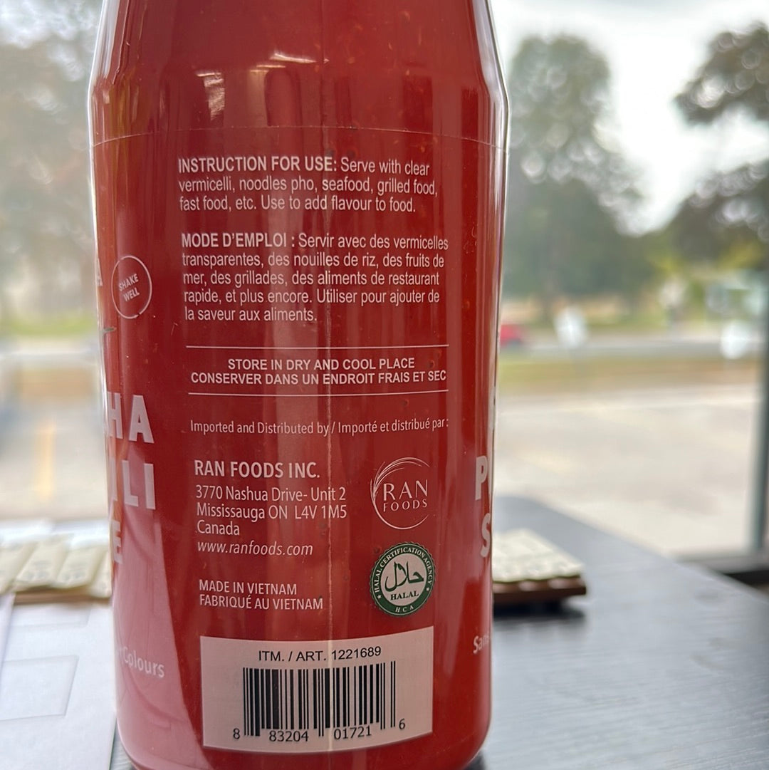 SRIRACHA HOT CHILI SAUCE - 1L