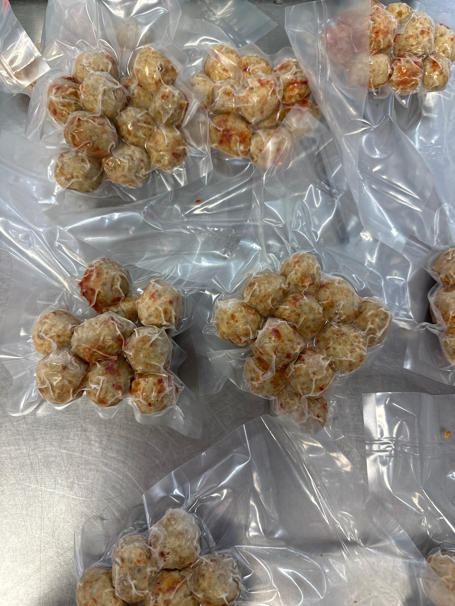 Beef Meatballs SWEET CHILLI - Cooked & Portioned - 4oz