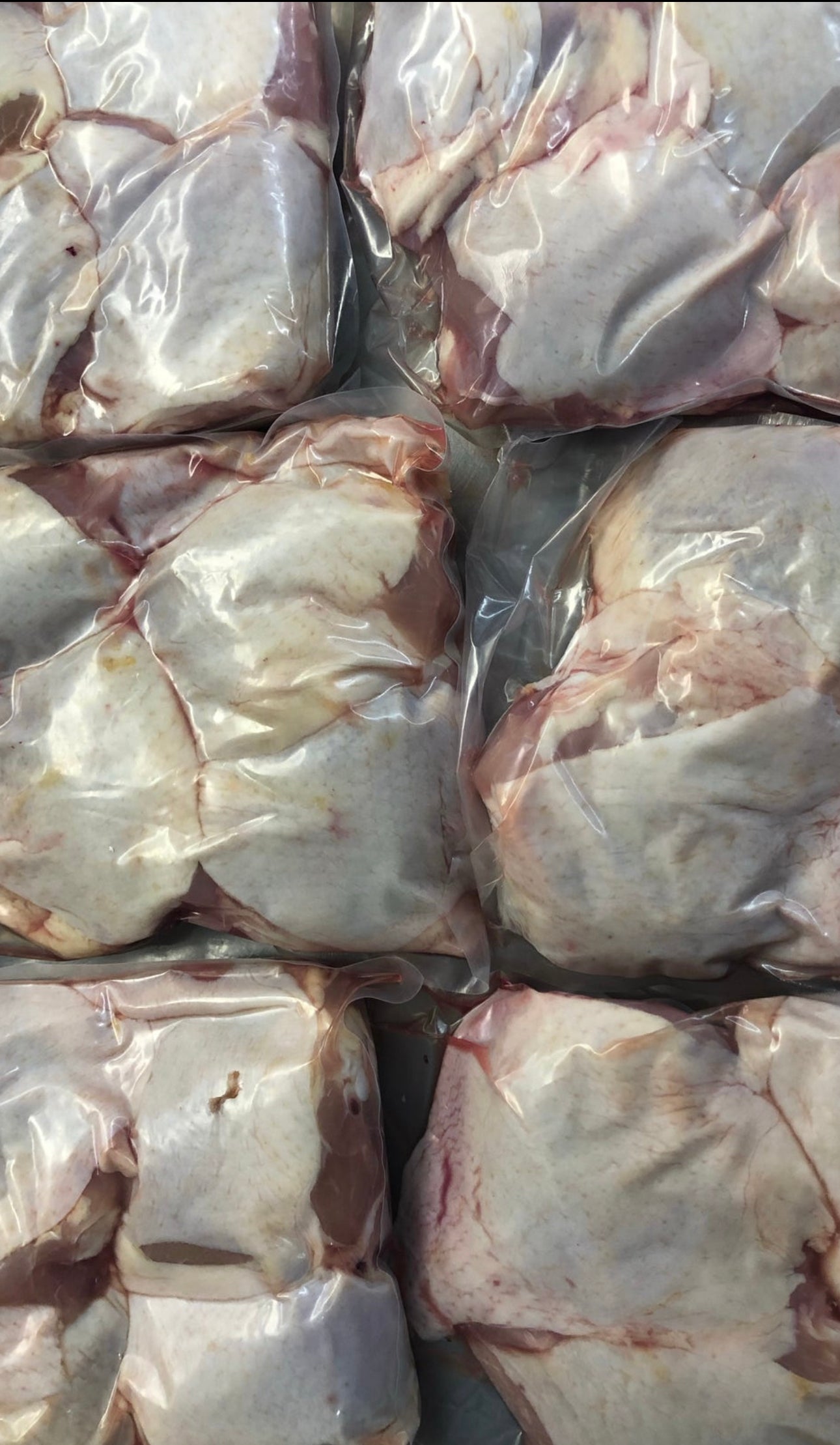 CHICKEN THIGHS - BONE-IN SKIN ON - 55lbs BULK CASE