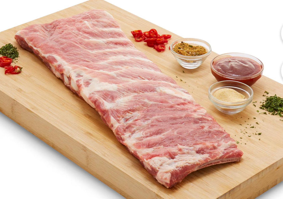 5-6lbs PORK SIDE RIBS - ST. LOUIS STYLE - JERK MARINATE