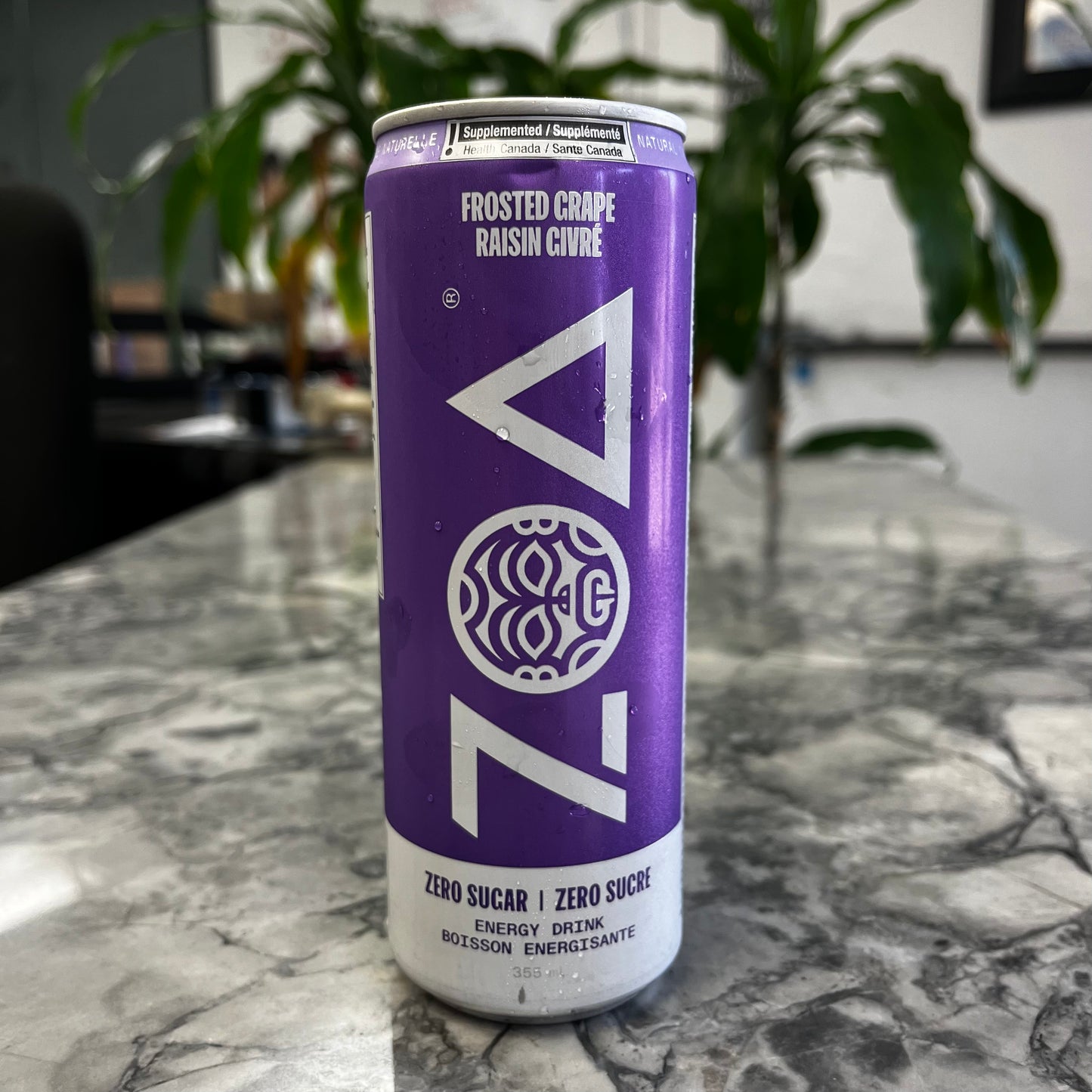 ZOA FROSTED GRAPE ENERGY DRINK