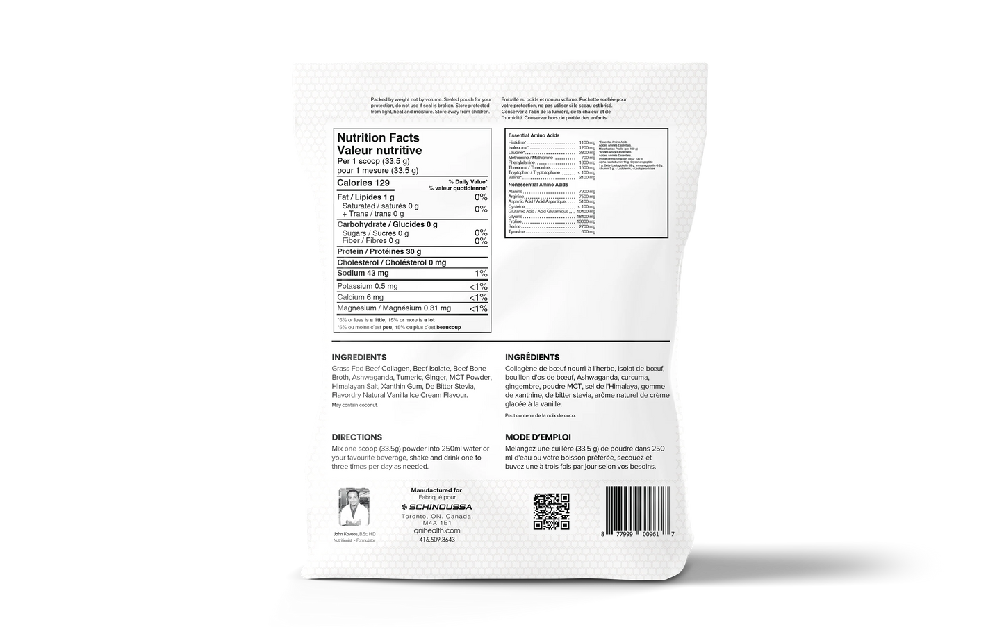 BEEF PROTEIN - VANILLA ICE CREAM SCHINOUSSA