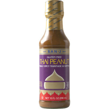 THAI-STYLE PEANUT SAUCE (GLUTEN-FREE) - SAN-J 296ml