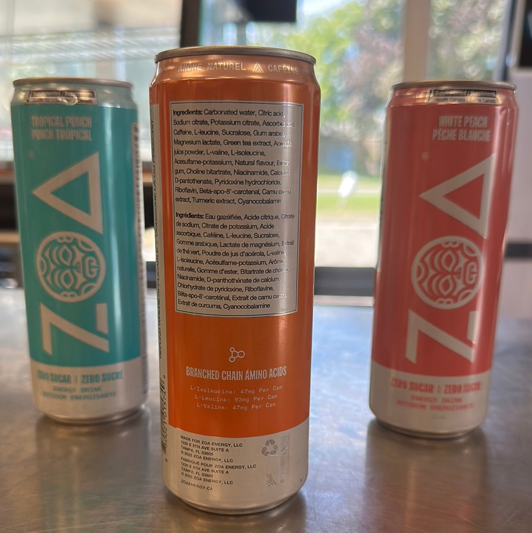 ZOA WILD ORANGE ENERGY DRINK