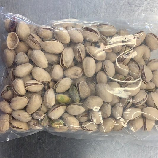 PISTACHIOS - ROASTED &SALTED - 1/2IB BAG