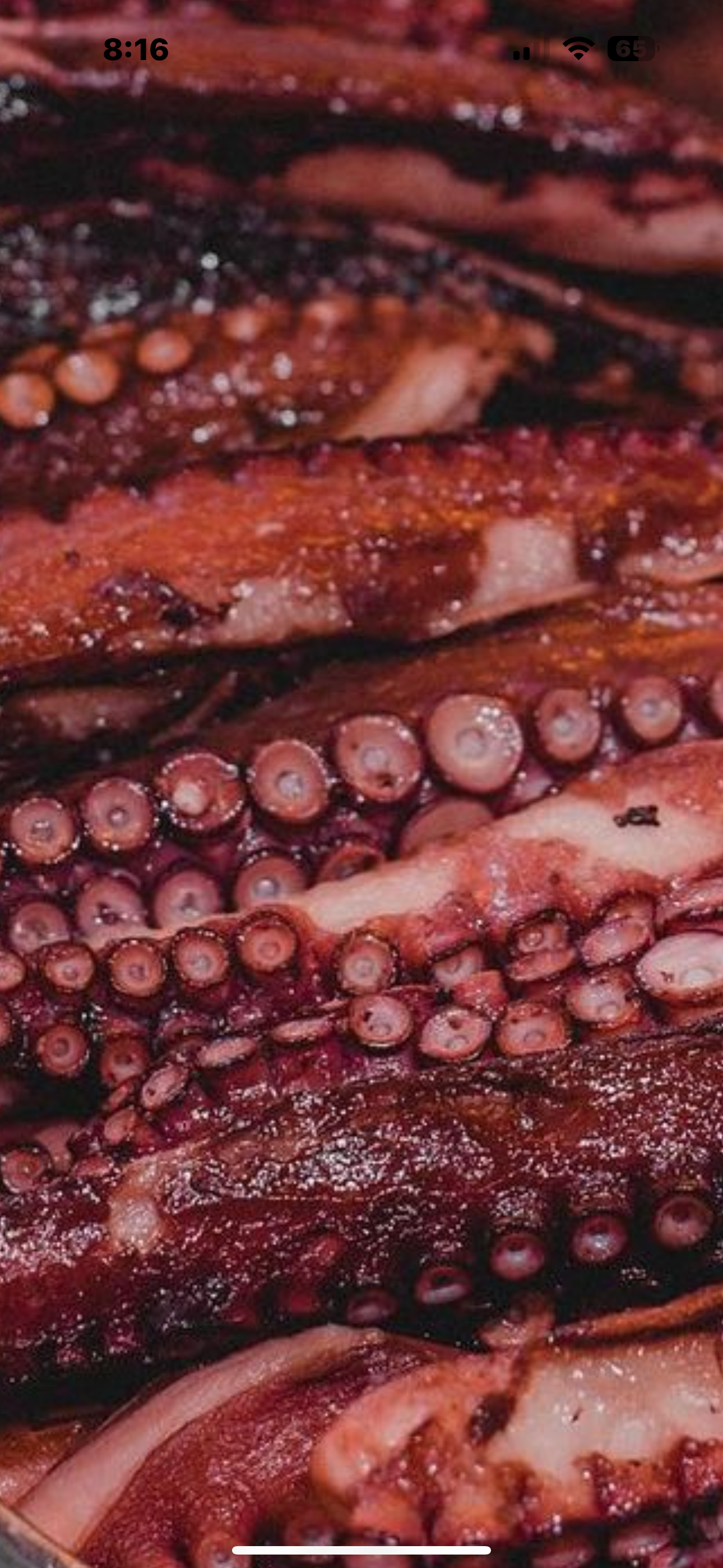 OCTOPUS - IMPORTED FROM GREECE - 0.50LB PIECE