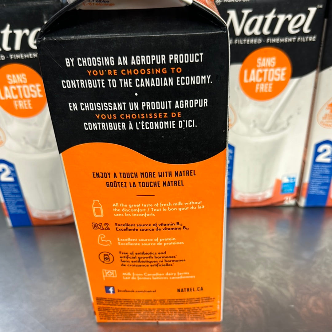 NATREL FINE FILTERED LACTOSE FREE MILK