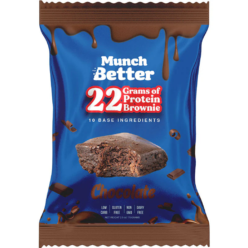 Munch Better-Chocolate Protein Brownie