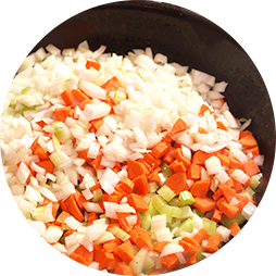 MIREPOIS - Celery, Onions, & Carrot Mix