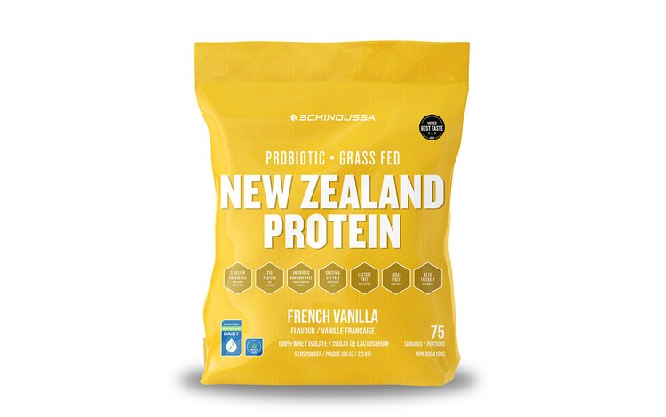 SCHINOUSSA PROTEIN - NEW ZEALAND WHEY ISOLATE 5lbs