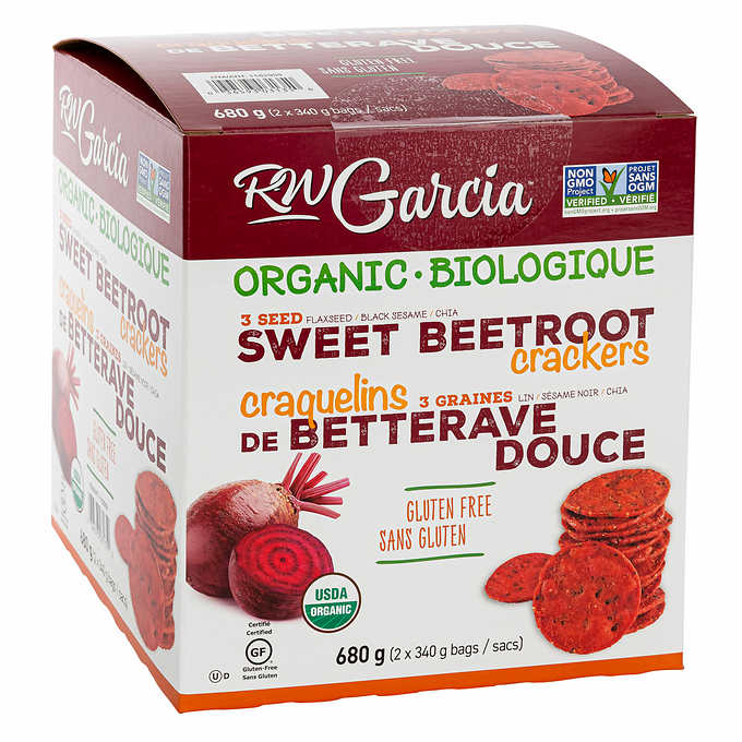 ORGANIC SWEET BEETROOT CRACKERS 850g