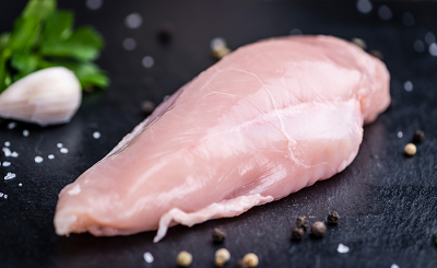 CASE of PORTIONED CHICKEN BREASTS