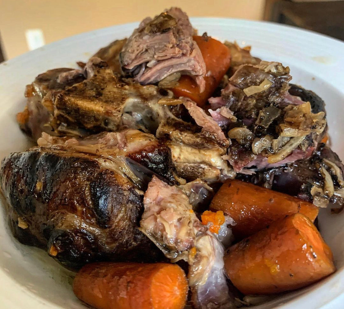 BEEF SHANK ROAST BONE IN CUT 3” 3lbs up