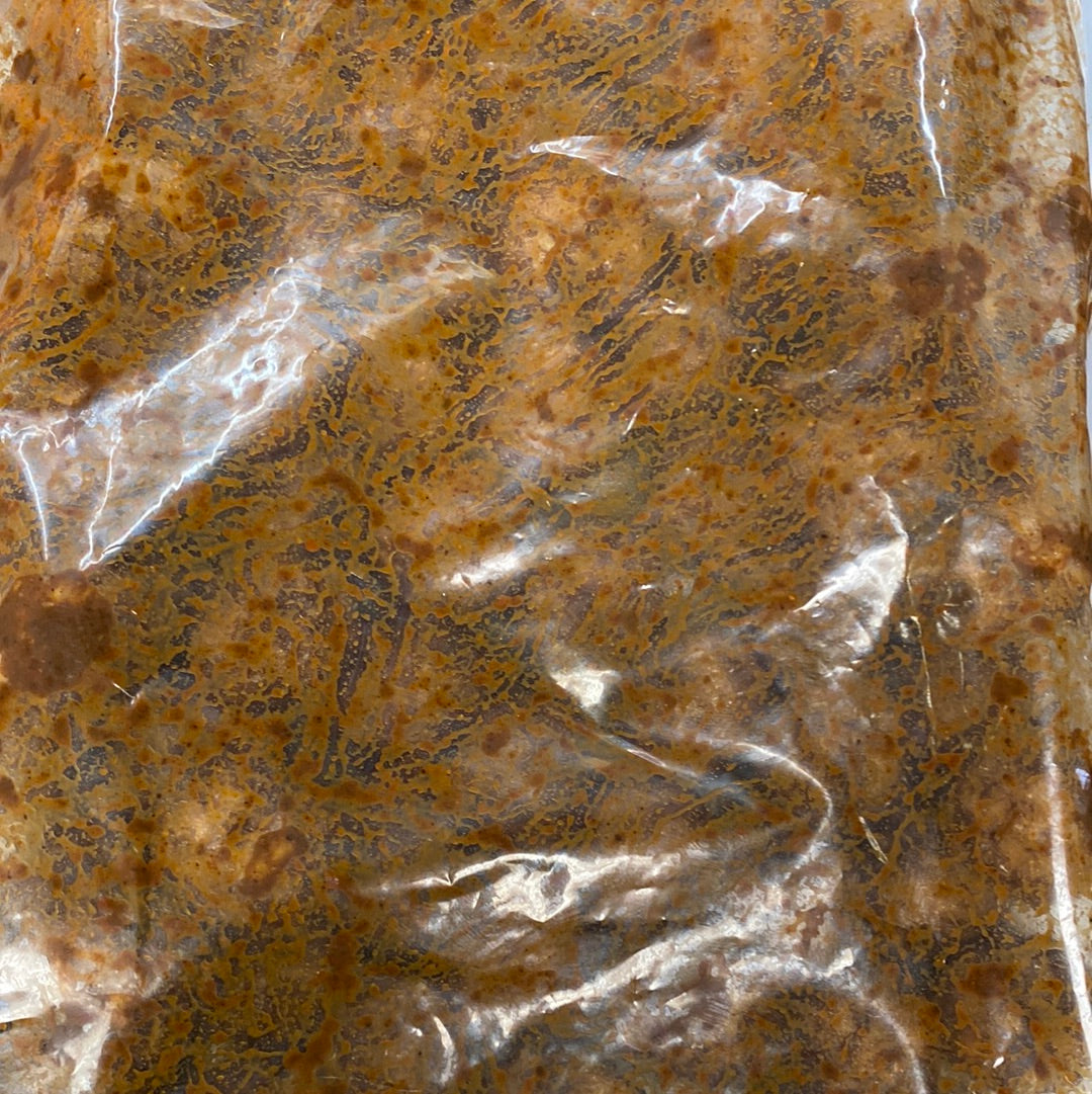 BEEF MEATBALLS FULLY COOKED - JERK FLAVOUR - 2.5LB BAG