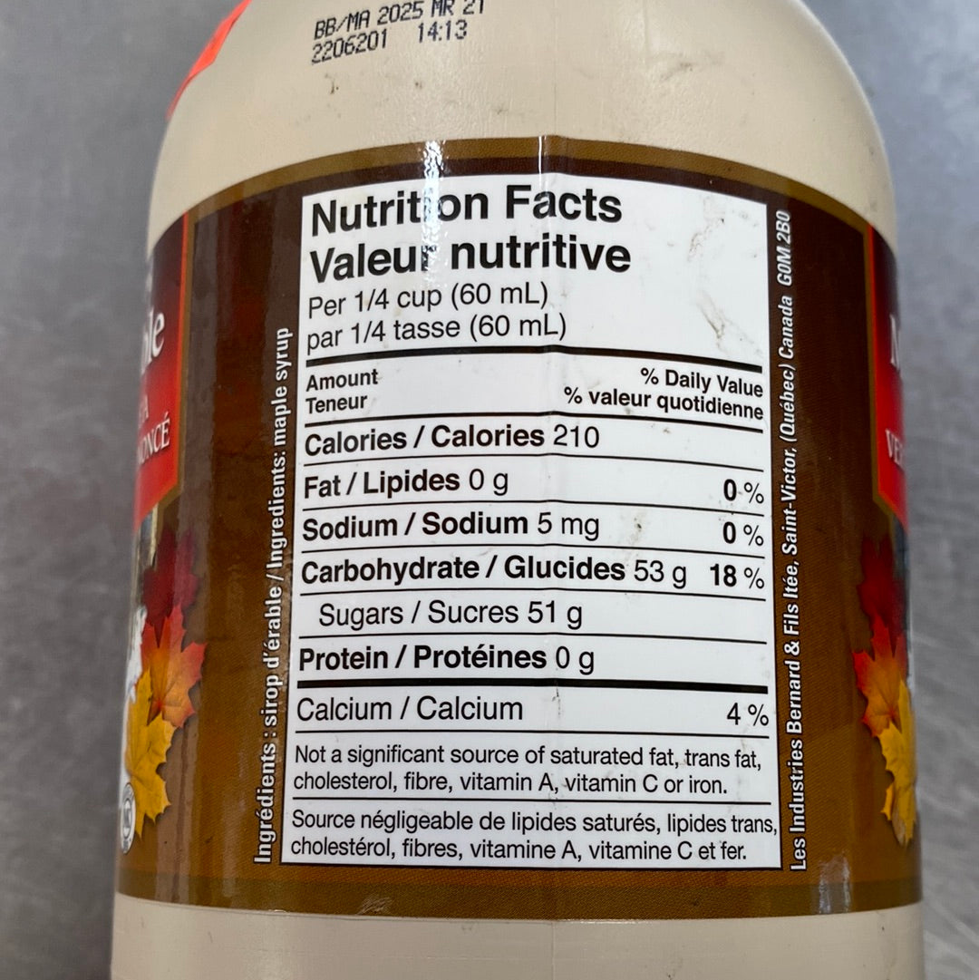 OLD FASHION MAPLE SYRUP