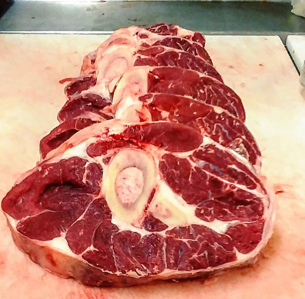 BEEF SHANK ROAST BONE IN CUT 3” 3lbs up