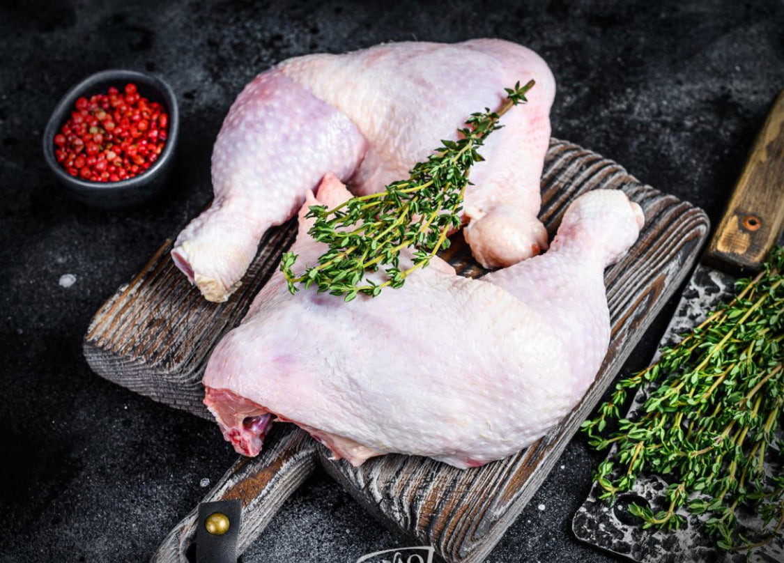 2/3 perBAG - CHICKEN LEGS - BACK ATTACHED 2.5-3lbs