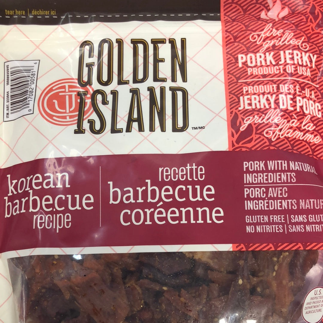 PORK JERKY Korean BBQ - GOLDEN ISLAND - 410g