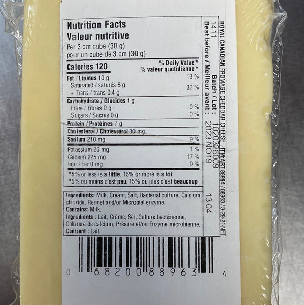 BALDERSON AGED CHEDDAR 2 years aged J&W Meal Butler