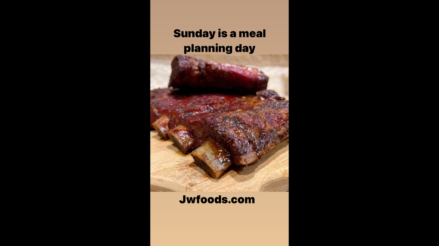 BEEF RIBS - MARINATED IN KOREAN BBQ SAUCE