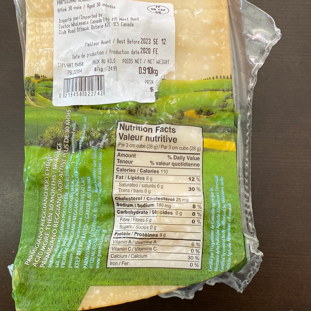 PARMIGIANO REGGIANO AGED 30 MONTHS
