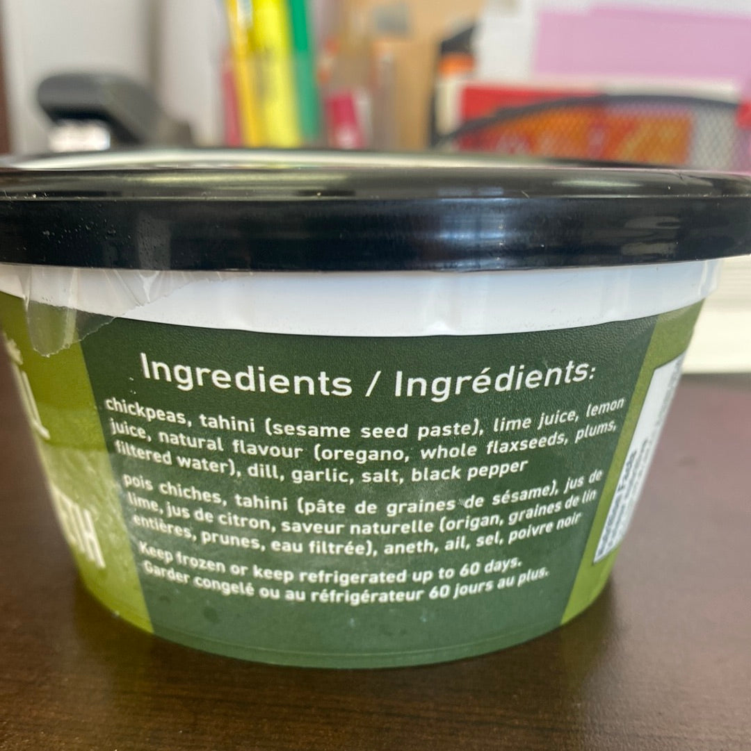 HANES HUMMUS - ROASTED GARLIC & DILL - 283g