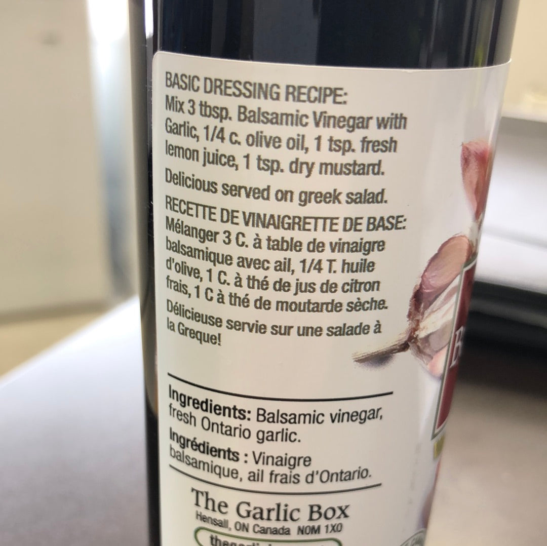 GARLIC BOX - BALSAMIC VINEGAR WITH GARLIC