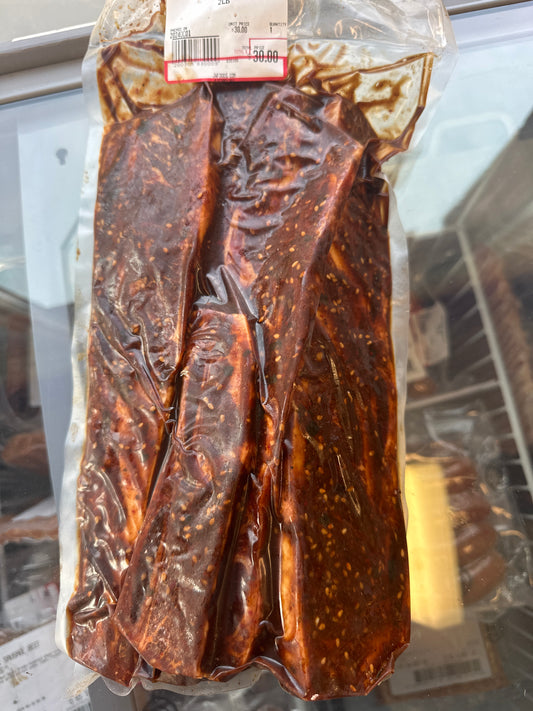 BEEF SHORT RIBS - KOREAN STYLE CUT - TERIYAKI MARINADE