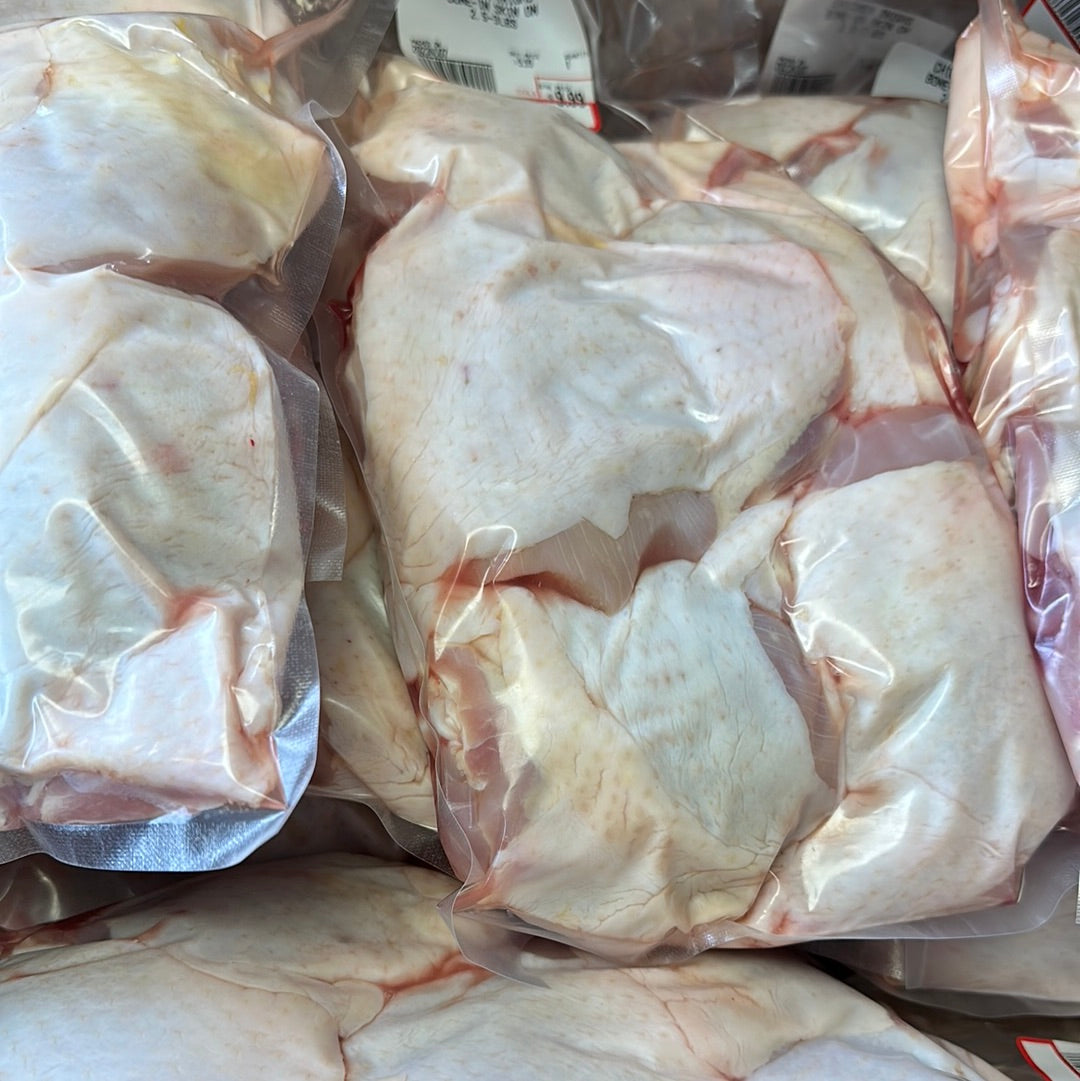 CHICKEN THIGHS - BONE-IN SKIN-ON - 1bg X 2.5-3.0lbs