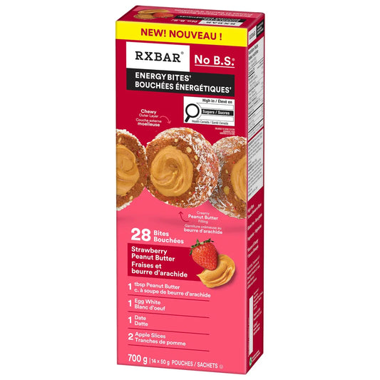 RXBAR - ENERGY BITES - STRAWBERRY PEANUT BUTTER - 50G(2/PKG)