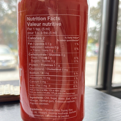 SRIRACHA HOT CHILI SAUCE - 1L