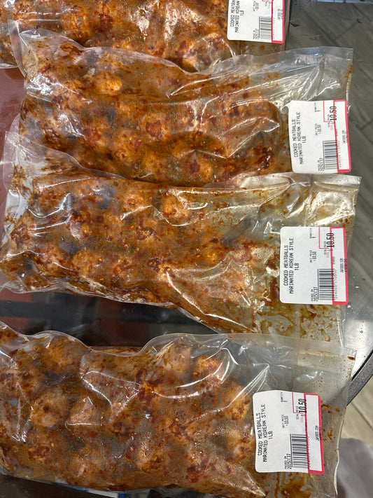 COOKED MEATBALLS MARINATED KOREAN STYLE