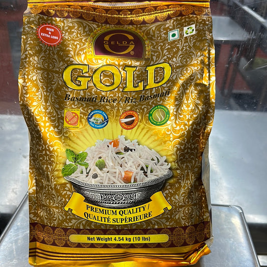 GOLD BASMATI RICE - 4.54kg(10lbs)