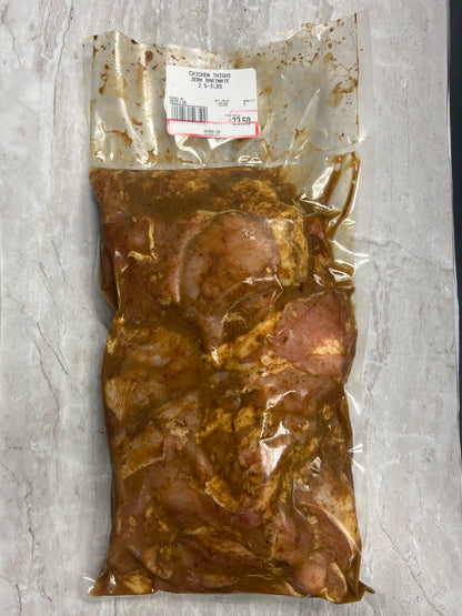 CHICKEN THIGHS - BONELESS SKINLESS (2.5-3.0lbs x 1bg)