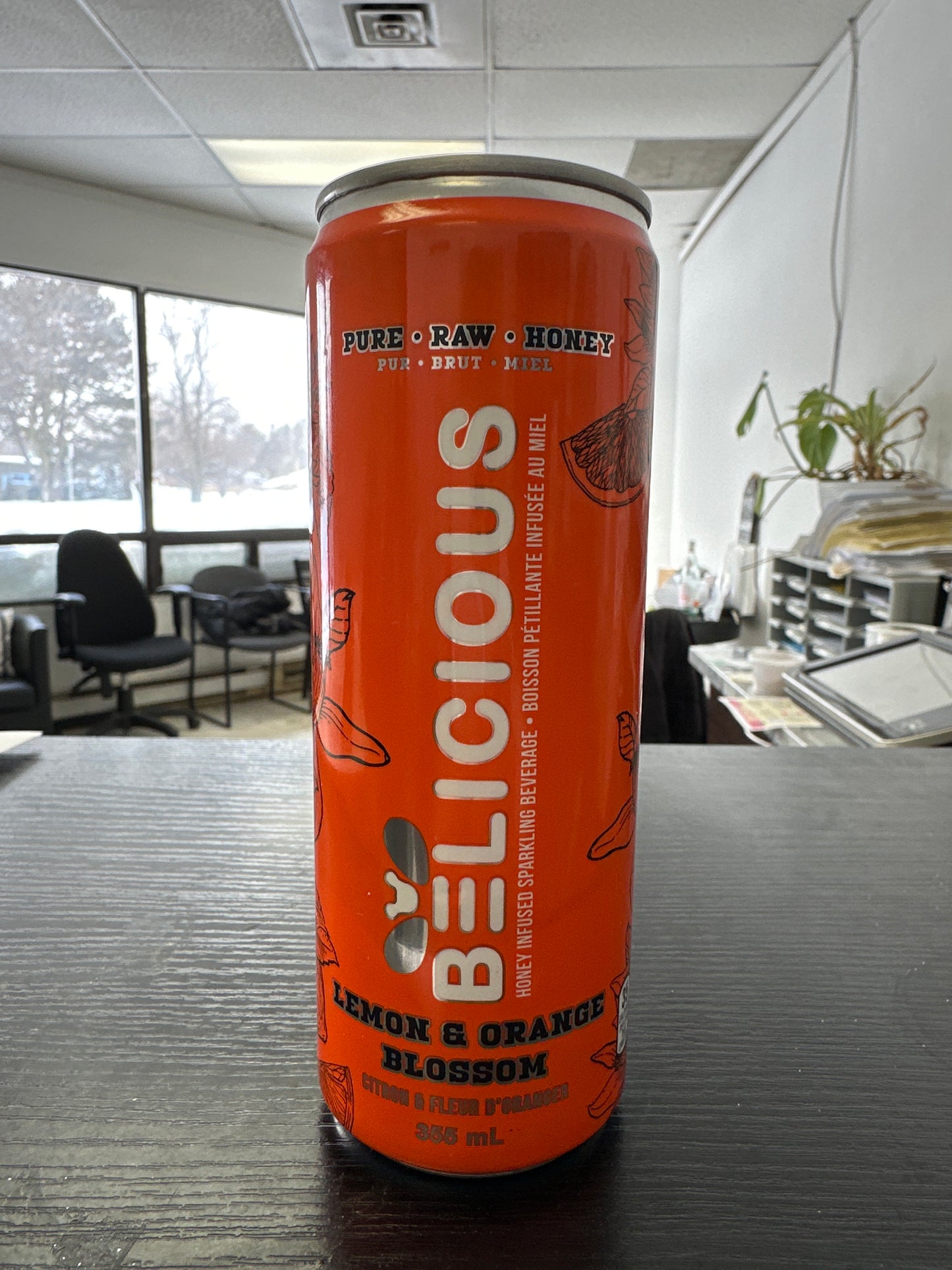 BELCIOUUS-LEMON & ORANGE BLOSSOM HONEY INFUSED SPARKLING BEVERAGE