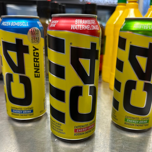 C4 ENERGY ZERO SUGAR STRAWBERRY WATERMELON