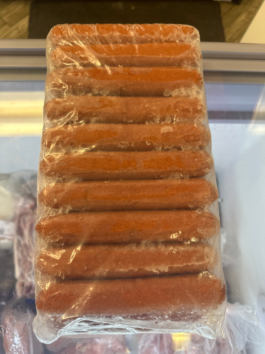 SHOPSY’S JUMBO FRANK WIENERS 7IN - 6.4LBS